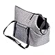 BOUTIQUE ZOO Hundetasche, Welpentasche - Grau, S bis 5 kg - Tragetasche für kleinen und mittleren Hund, Welpen, Katze