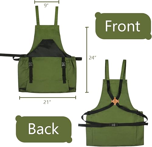 FCOUIID Bolsa de recolección de manzanas de cosecha  Impermeable 600D Frutas Delantal Bolsa para almacenamiento de frutas para huerto al aire libre,