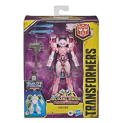 Transformers Bumblebee Cyberverse Adventures Deluxe Class Arcee Actionfigur Spielzeug, Build-A-Figure-Teil, ab 6 Jahren… – Bild 3