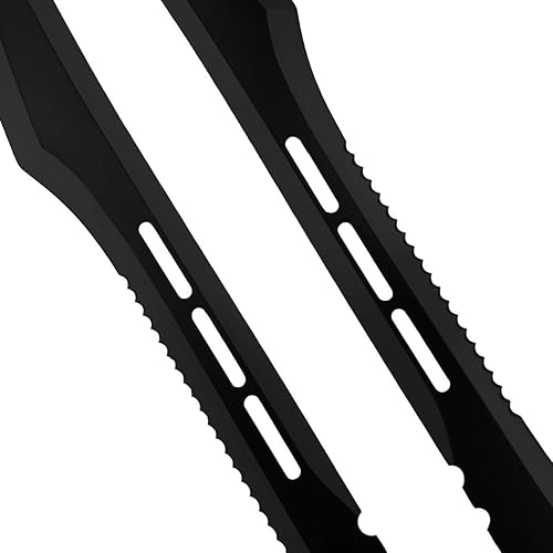 Miniatura 3 de Tactical Master juego de 2 machetes tácticos de 27 pulgadas  68.58 cm., espada ninja, espada doble Katana Full Tang para colección, regalo,