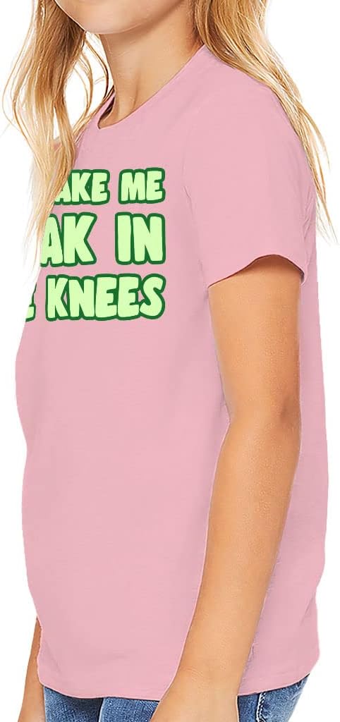 You Make Me Weak in The Knees Kids' T-Shirt - Printed T-Shirt - Colorful Tee Shirt for Kids