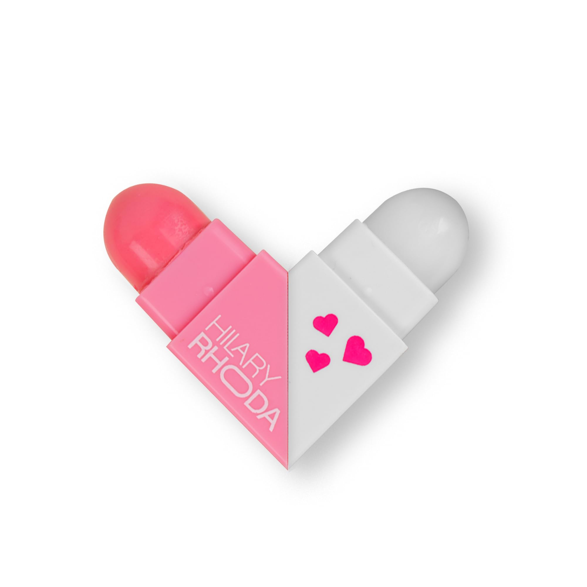 Hilary Rhoda Clear & Tint Lip Balm | Infused with Aloe Vera & Shea Butter | Hydrates & Nourishes Lips | 2 Sided Lip Balm | Glides on lips Smoothly - 2.27g*2 (Rose Love - Shade 01)-image-5