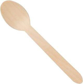 Karat Earth Wooden Compostable Heavy Weight Spoon, Disposable Wooden Spoon - Case of 1,000 pcs