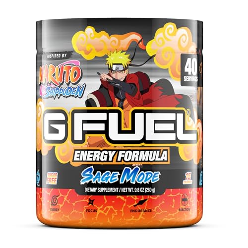 G Fuel Sage Mode Energy Drink Powder, Pre Workout Caffeine Mix for Gaming, Sugar Free Focus Amino,...