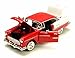 Motormax 1955 Chevy Bel Air 1/24 Scale Diecast Model Car Red