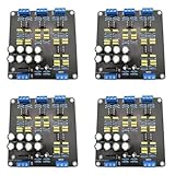 Zhdbchyuu 4X NE5532 Filtro Cruzado de Altavoz Doble Canal 2.0 Estéreo Alto/Medio/Graves Divisor de Amplificador de Altavoz DIY de 3 Vías