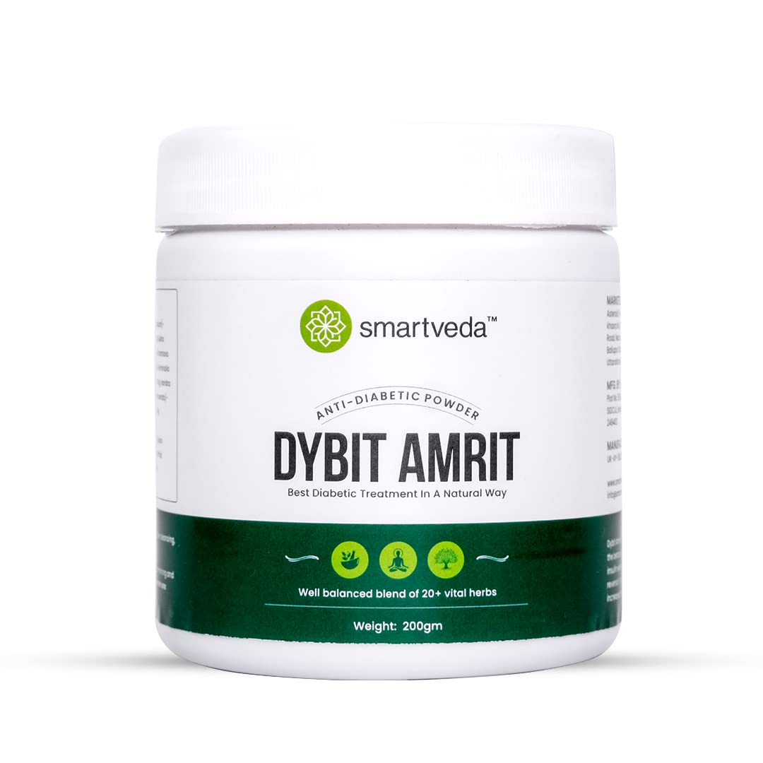 Smartveda Dybit Amrit - Effective Ayurvedic Powder To Control Blood Sugar Levels|Pure & Natural|Ayush & Iso Certified - 200 G (B0BF54J55X) Amazon Price History, Amazon Price Tracker