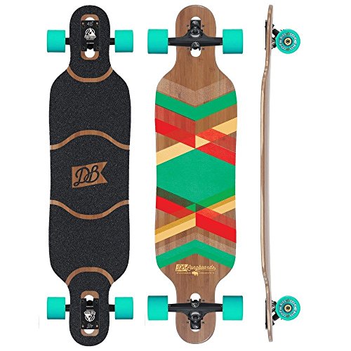 DB Longboards 2015 Pioneer Bamboo Fiberglass 38 Longboard Complete