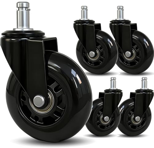 TESUMI Office Chair Wheels 3 Inch Roller Blade Only $21.99 at Amazon