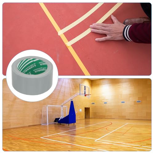 PATIKIL Pickleball Court Tape 2 in x 66ft, 2Pcs Pickleball Court Marking Kit for Indoor/Outdoor Tennis Volleyball Badminton Court, Silver Gray - Image 7