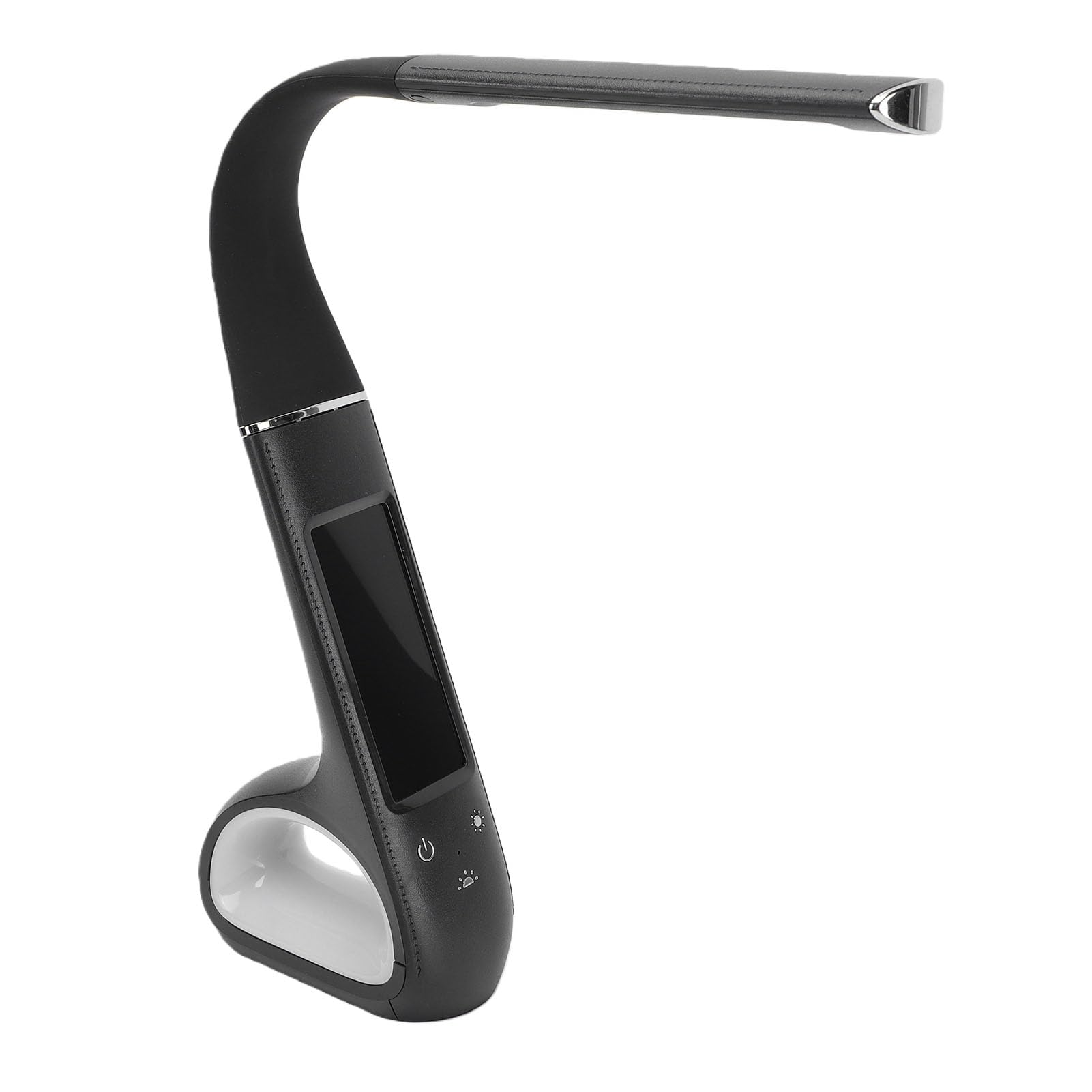 Lampada da Scrivania a LED, 3 modalità di Temperatura Colore Lampada da Lettura Regolabile Dimmerabile per la Cura degli Occhi, da Studio con Schermo LCD VA Display Ora e Data Temperatura