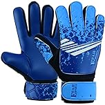 EFAH SPORTS Football Goalkeeper Gloves For Boys kids Children Youth Soccer Goalie Glove with Super Grip Palms