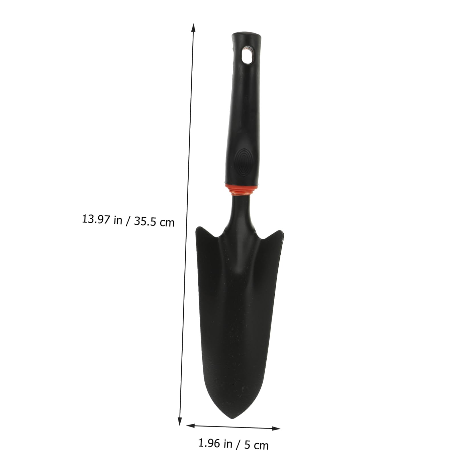 Set di 5 Attrezzi da Giardino in Ferro Nero per Giardinaggio | Impugnatura in Vinile, Leggero e Portatile, Uso per Lavori in Fioreria e Cura Piante