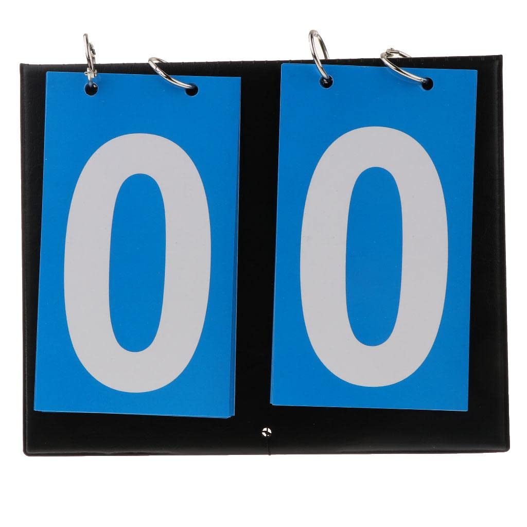 Loom Tree 2-Digital Portable Table Top Scoreboard Flipper for Basketball Football Blue-image-47