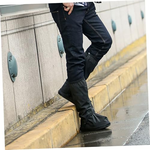 Cubiertas impermeables para botas Mipcase para hombre y mujer, protector de calzado reutilizable para actividades al aire libre miniatura 5