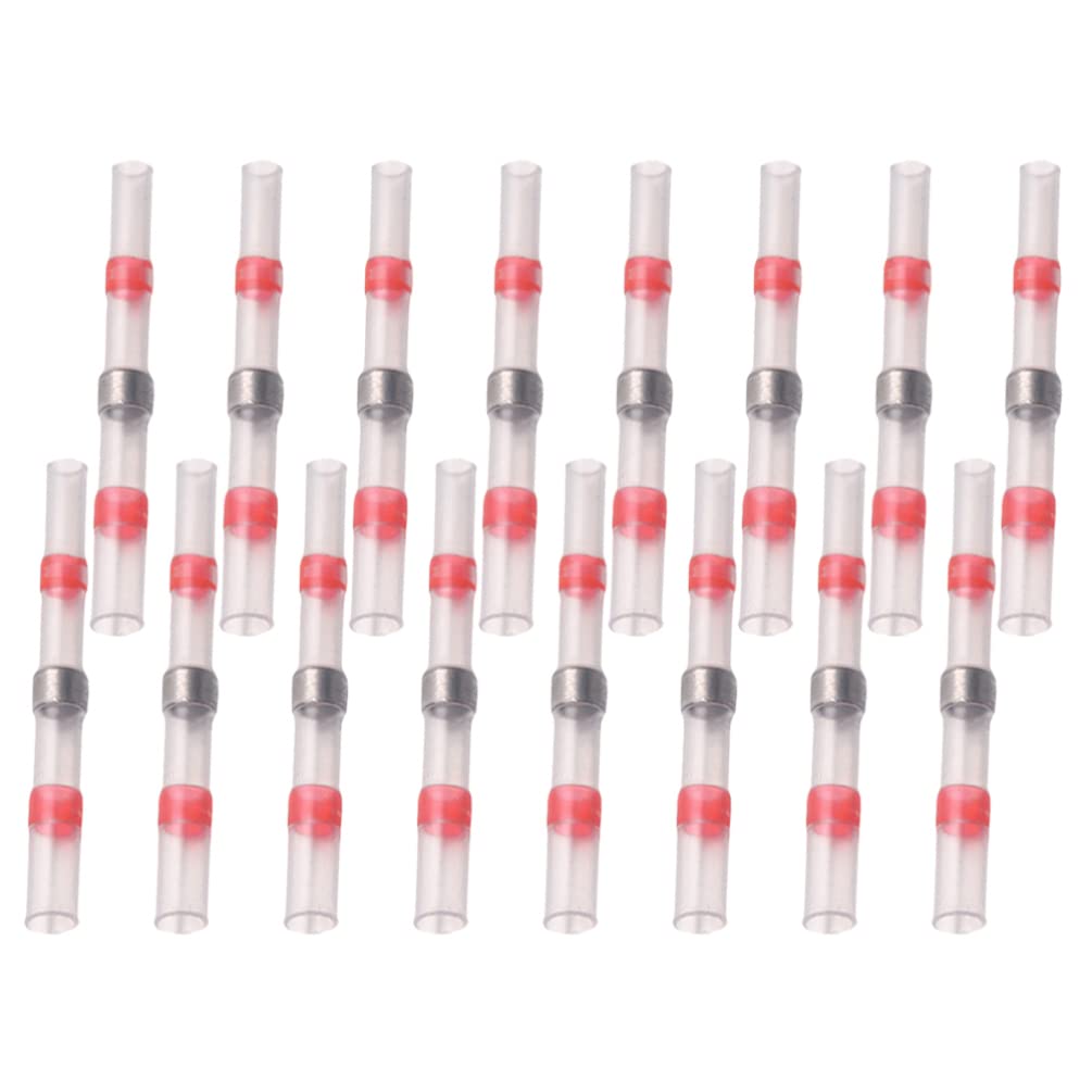 FAVOMOTO 150pcs Insulated Heat Shrink Butt Connectors Solderless Wire Connectors for Marine Car Boat Truck Wire Joint Sealing