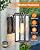 VIANIS Dusk to Dawn Outdoor Wall Lighting, Exterior Waterproof Wall Sconce Light Fixtures, Black Outside Porch Lights with Toughened Glass Shade, Anti-Rust Wall Mount Lantern for Garage 2Pcs