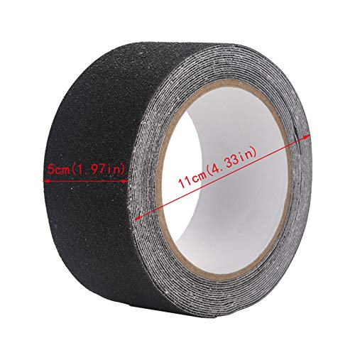 anti slip tape 165ft 2inch non slip pvc tape safety tape for stair step floor safety decor black