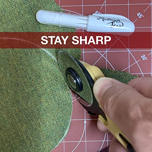 image for Madam Sew 45mm Rotary Cutter Replacement Blades, 5 Tungsten Steel Blad