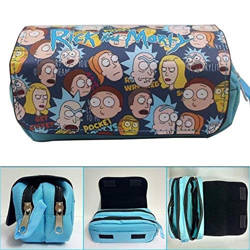 Preisvergleich Produktbild GOUYUAN Kosmetiktasche Leinwand Bleistift Kasten Student Federbeutel Karikatur Verfassungs Beutel Kosmetiktasche Zipper Briefpapier Beutel Briefpapier,C