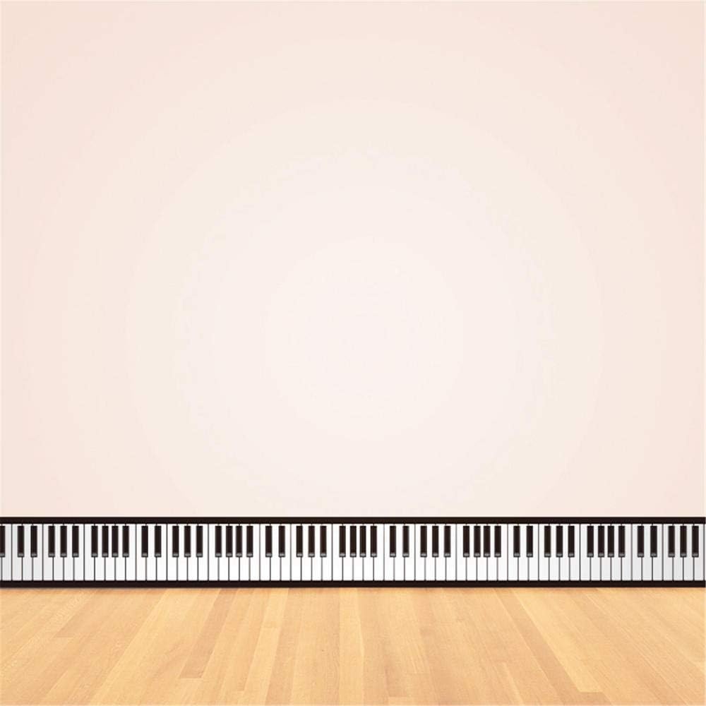 Wallpaper Border Peel and Stick Wall Border Sticker Home Ceiling Decorative Border for Bathroom Living Room Kitchen Piano Keys 10cm X 400cm