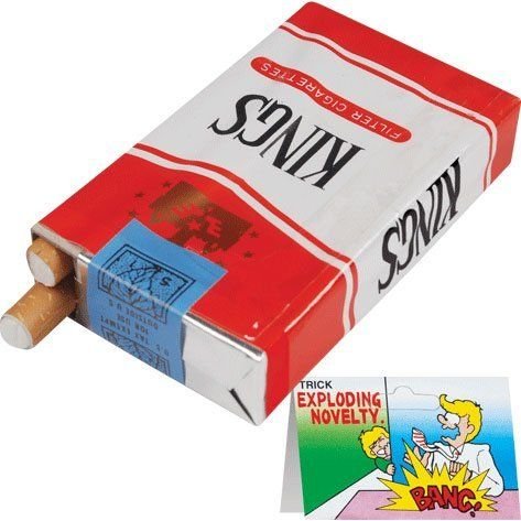 cigarette loads amazon Amazon.com: New Bang Fun Joke Scary Bang in Cigarette Pack Fun Toy Party  Supply : Health & Household