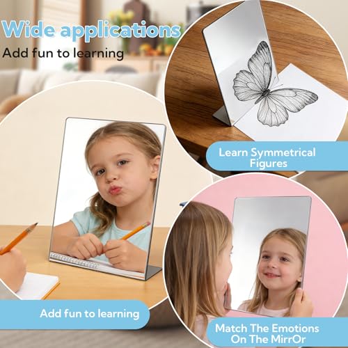 Pack 16 espejos acrílicos para mesa minimalistas miniatura 5