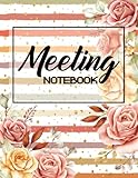 Meeting Notebook: Meeting Notes Notebook. Meeting Notes. Meeting Minutes Notebook. Meeting Notes Journal Notebook. Meeting Book for Note Taking with ... for Meetings. Business Meeting Note Taking.