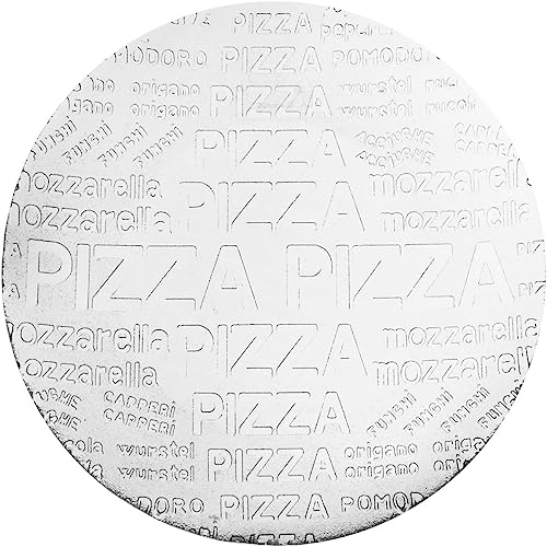 Topkapi Plato de pizza de cristal Oasi XL – Plato de cristal, plato para pizza, plato de pasta, plato para tarta, plato para servir, diámetro ~ 34 cm, transparente con relieve, hecho a mano, 1 unidad