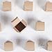 Ling's moment Kraft Gift Favor Boxes 2x2x2 Inch, Pack of 100, Brown Square Cardboard Jewelry Boxes for Wedding Party, Crafting, Cupcake Boxes
