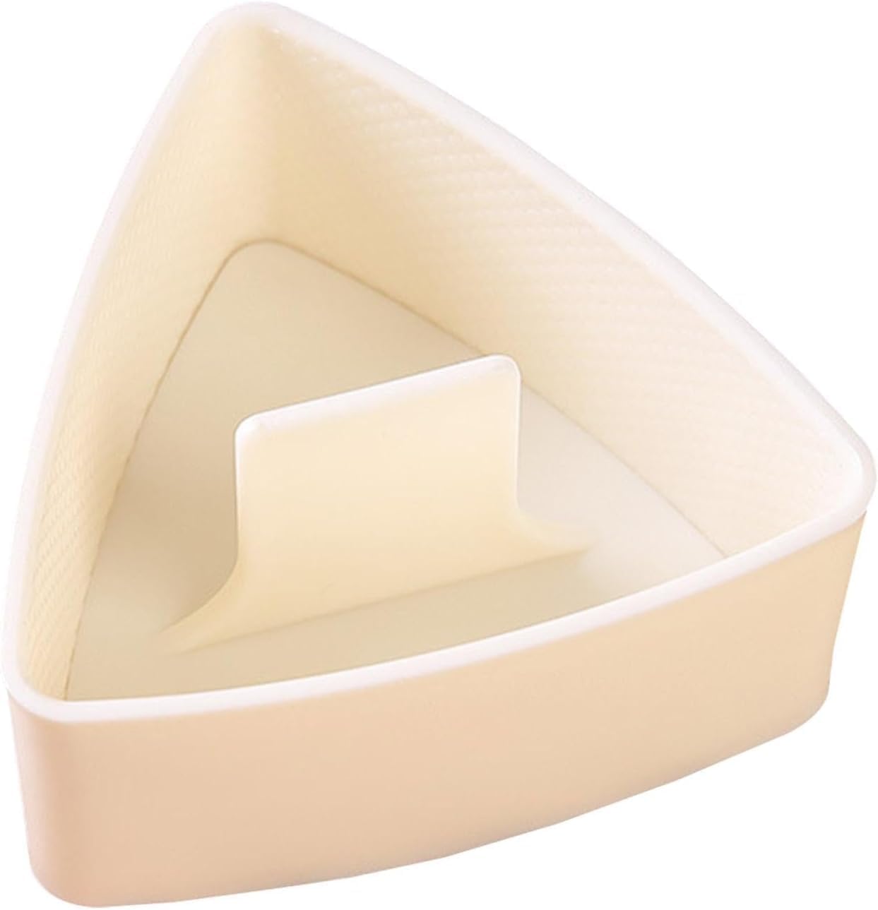 Beige Onigiri Mould,Large Rice Mold Musubi Maker Kit, Non Stick Rice Mould for Kid Lunch,Kitchen, Portable Rice Ball Maker for Picnic, Home