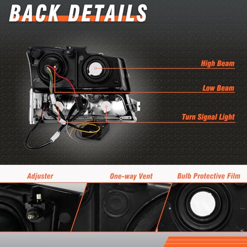 Image of for 2003-2007 Chevy Silverado Headlights With DRL