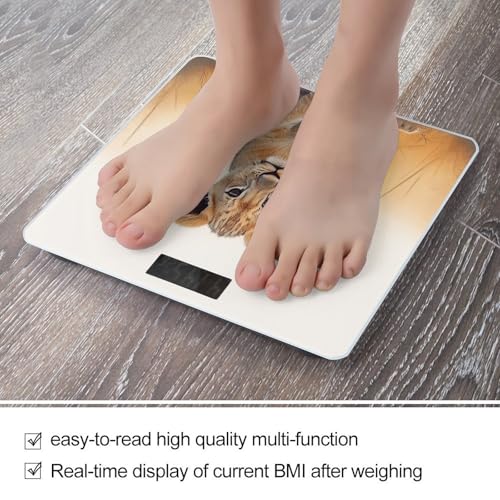 Báscula digital pequeña para baño con vidrio templado miniatura 5