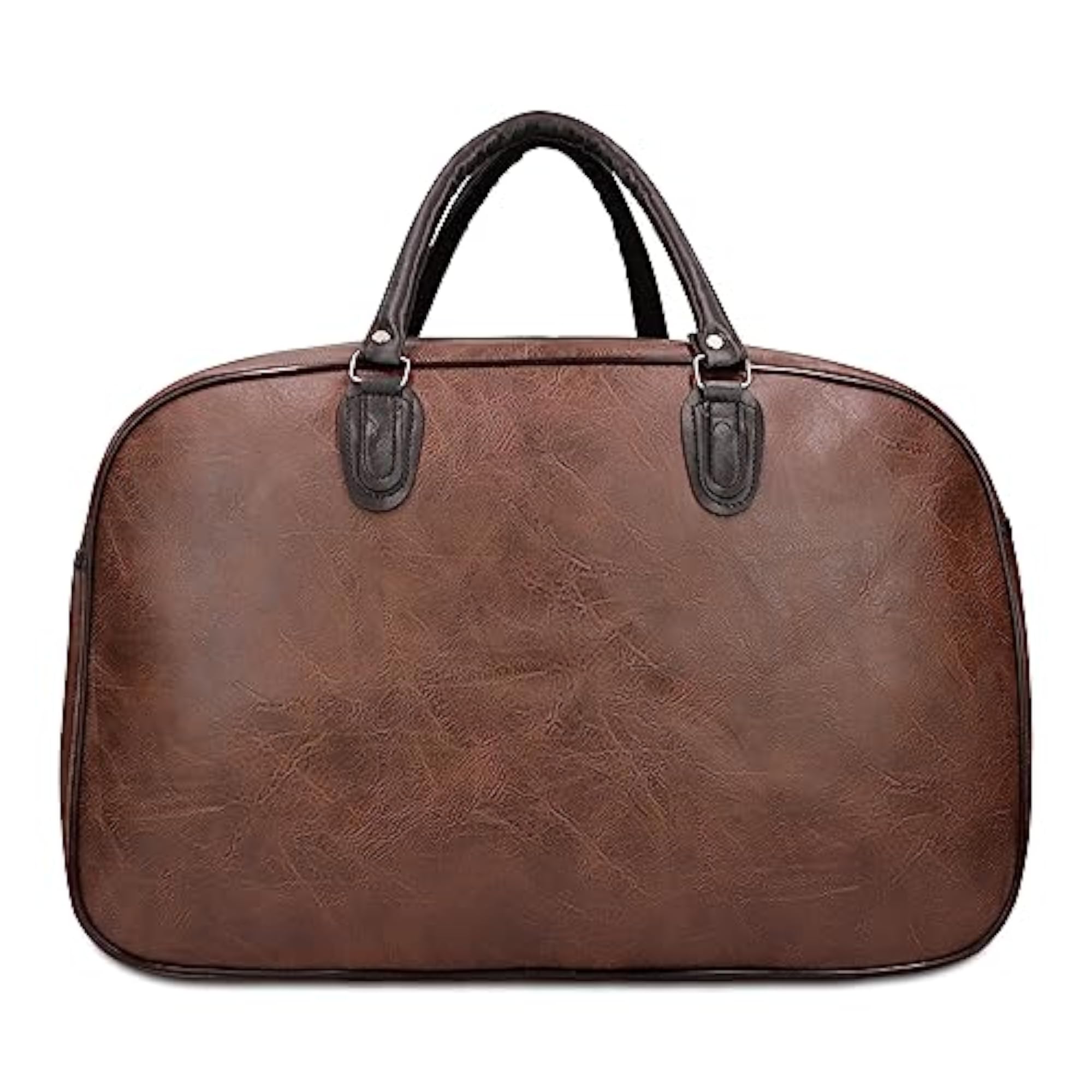 Large Leather Duffle Bag for Travel, Stylish Cabin Bag