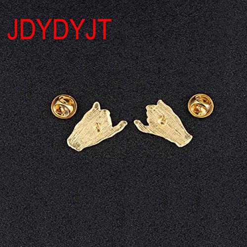 Pinky Promise Matching Enamel Lapel Pins Hard BFF Enamel Pin Set Badge, Pinkie Swear Gifts, Friendship Couples Boyfriends Girlfriend Pin with Message Card(2 PCs)3