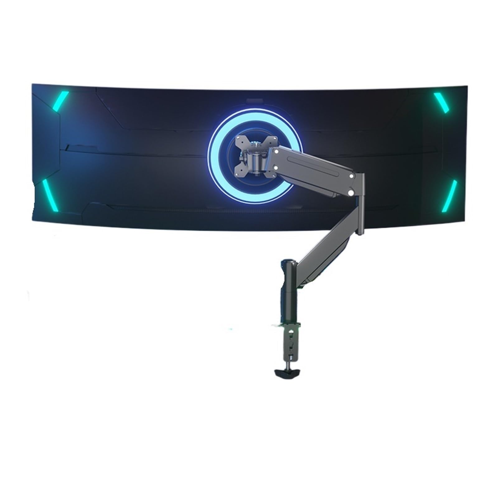 Ikpgbzxm One Color Monitor Stand With Cantilever Base, Rotating And Height-Adjustable(Matteblacke)