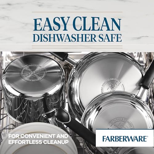 Farberware Brilliance Dutch Oven Pot with Lid, 5 Quart, Stainless Steel - image 7