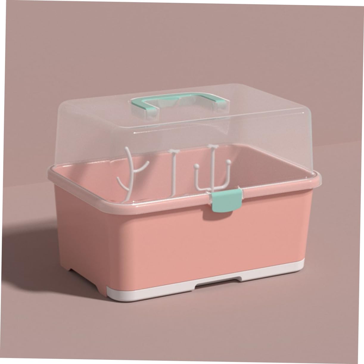 Veemoon Caja De Almacenamiento para Biberones Estante De Secado para Biberones Organizador De para Cocina