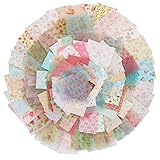 👉Papel decorativo de scrapbooking, perfecto para decorar sus diarios, bullet journal, álbum de fotos, manualidad, etc. Hojas fácil de cortar, se puede decorar como su quiera.