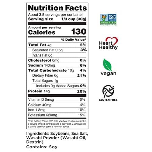 Miniatura 5 de Seapoint Farms - Edamame asado seco, bocadillo sin gluten, 4 onzas