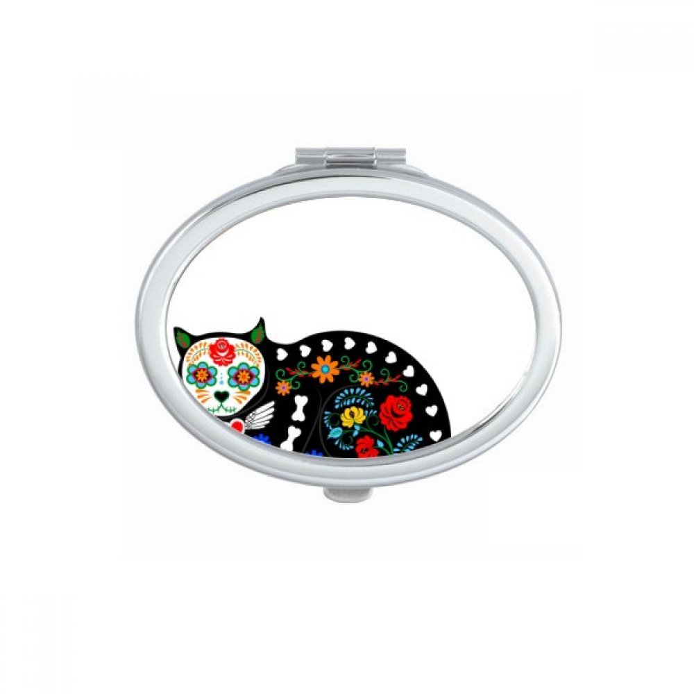 Miroir compact portable ovale pour corriger votre maquillage n'importe où en un geste