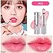firstfly Pack of 3 Crystal Flower Jelly Lipstick, Long Lasting Nutritious Lip Balm Lips Moisturizer Magic Temperature Color Change Lip Gloss (3Pcs)