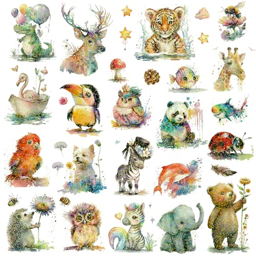 Konsait KSB137137 26 Sheets Animal Temporary Tattoos cover