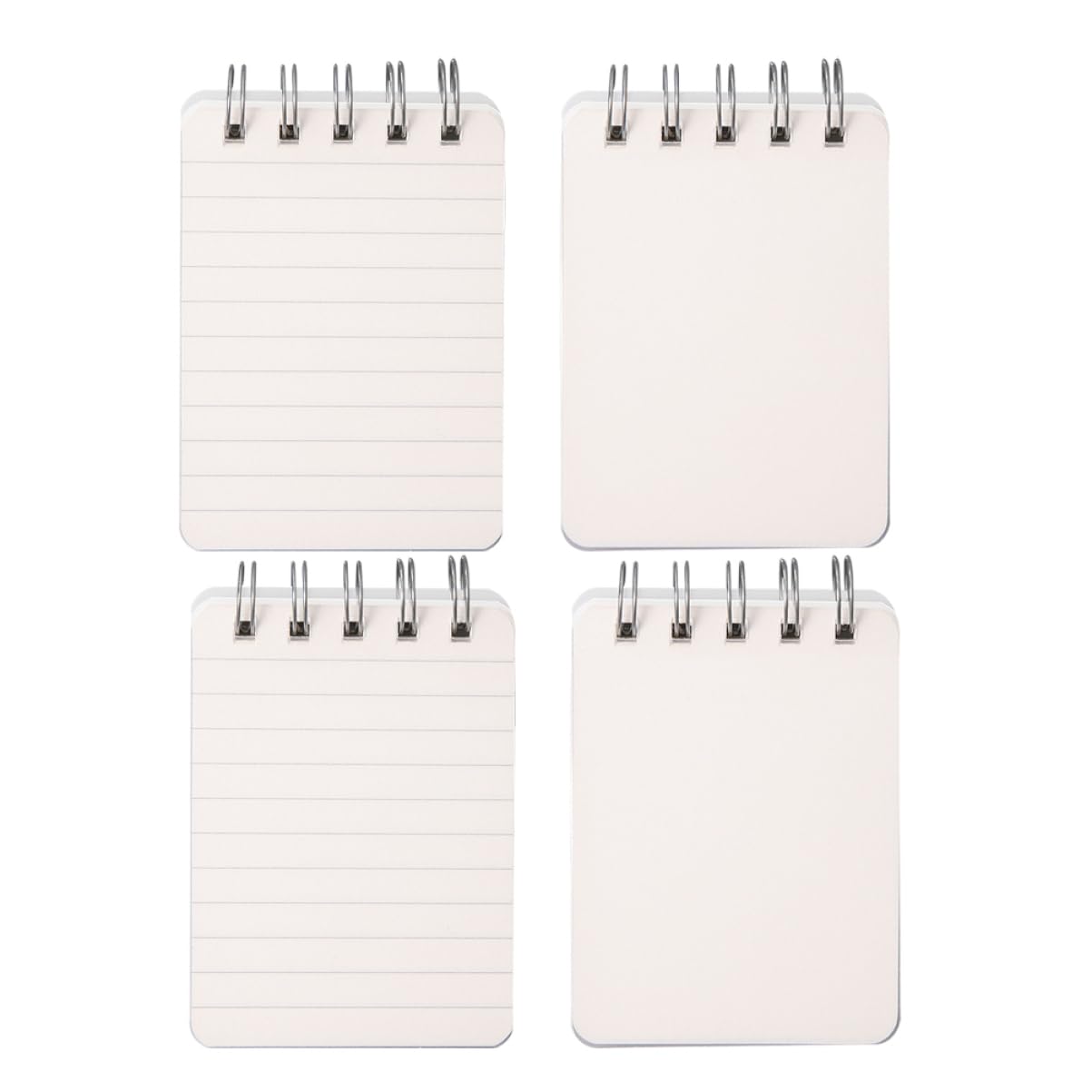 NUOBESTY 5 Ensembles Mini Cahier Travelers Notebook Cahier De Note Notepad Cahier Numérique Ventilateurs Portables Petit Mini Bloc-notes Accessoires D'écriture Papier Blanche 4 Pièces * 5