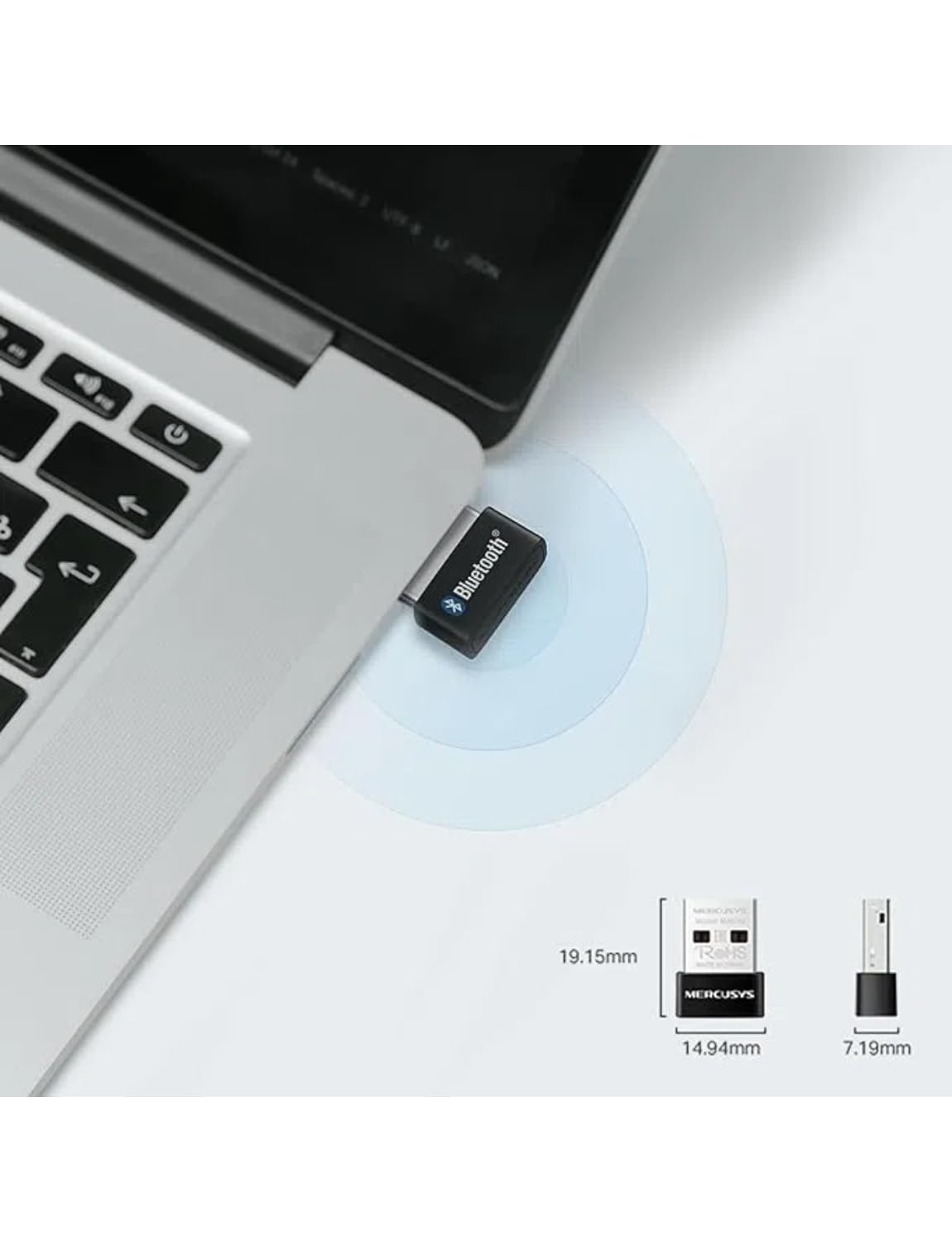 Mercusys MA530 Adaptador USB Bluetooth 5.4 Nano Inalámbrico para PC Portátil