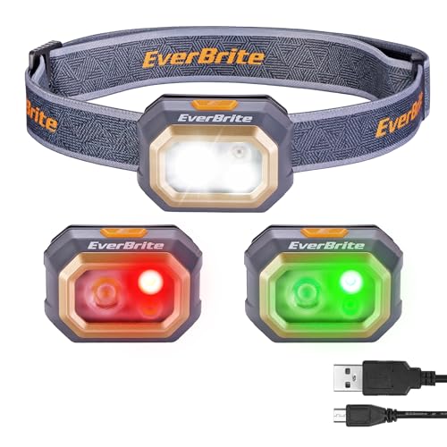 EverBrite Rechargeable Headlamp, 700 Lumens Head lamp for Adults, 6