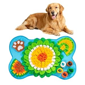 Schnüffelteppich Hund, Chnüffelteppich Hund Puzzle Futterschnüffel-Futtermatte Trainingsmatte Langsames Für mittelgroße Hunde und Welpen