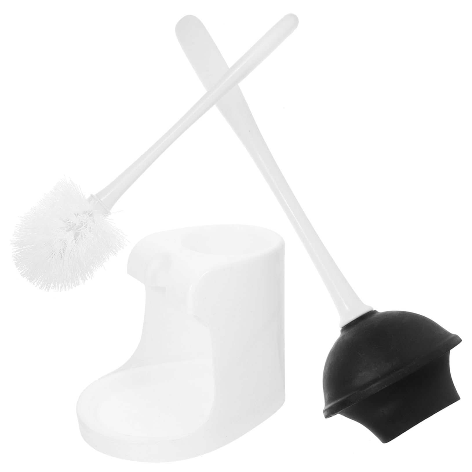 Brosse de toilette avec support robuste ensemble de nettoyage WC durable