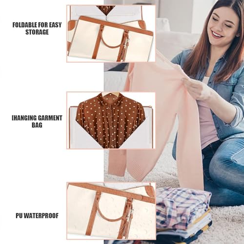 Luxmega Travel Bag, 2 in 1 Luxemega Bag with Wheels, Travel Perfect for Carry On/Garment Bag All In One (Black)3