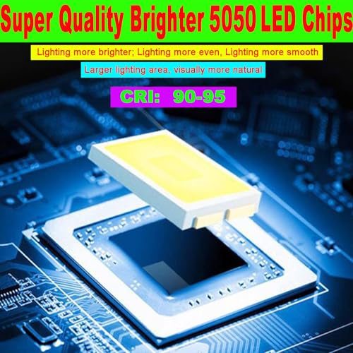 Tira de LED SUYOOULIN 13ft 4m 110V Blanco Cálido miniatura 5